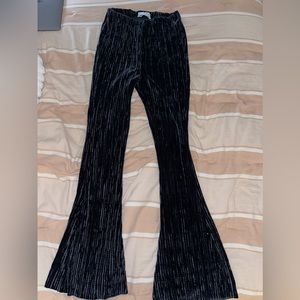 velvet flare pants urban outfitters